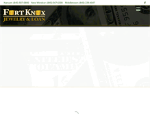 Tablet Screenshot of fortknoxpawnbrokers.com